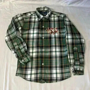 ⭐️ Ralph Lauren - Tailored dress shirt with embroidered ponies on left chest